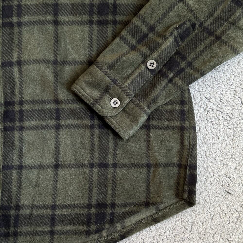 Freedom Foundry Men's Flannel Shirt Plaid Lightweight Green Size L Workwear NWT - Picture 9 of 14